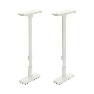 平安伸銅工業家具転倒防止突っ張り棒 50-75cm マットホワイト UEQ-50W 1パック(2本)