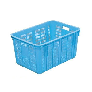 プラスケット/網目ボックス 【No.1500 金具なし】 ブルー スタッキング金具使用時:段積み可【代引不可】