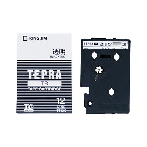 �i�܂Ƃ߁j �L���O�W�� �e�v�� TR �e�[�v�J�[�g���b�W 12mm �����^������ TT12K 1�� �y×4�Z�b�g�z