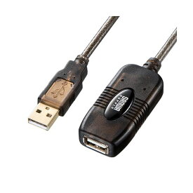 サンワサプライ 20m延長USBアクティブリピーターケーブル KB-USB-R220