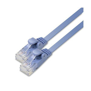 �G���R�� LAN�P�[�u���^CAT6�^�t���b�g�^20m�^�u���[ LD-GF2�^BU20