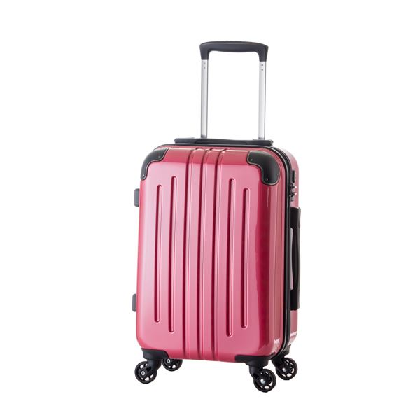 最も信頼できる ピンク 軽量スーツケース キャリーバッグ 61l 送料込 Tsaロック 大型キャスター ファスナー 3 8kg ビジネスバッグ ブリーフケース Tournamentofroses Com