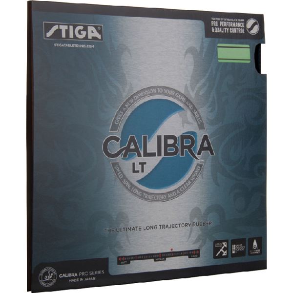 【楽天スーパーセール】 STIGA（スティガ） テンション系裏ソフトラバー CALIBRA LT（キャリブラ LT）ブラック 厚 送料込！ 卓球用ラバー