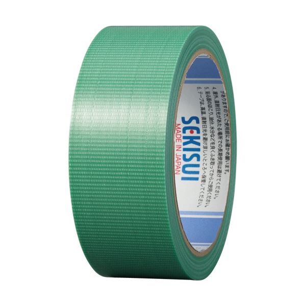 （まとめ）積水化学 フィットライトテープ No.738 38mm×25m 緑 N738M03 1巻 【×50セット】 粘着テープ