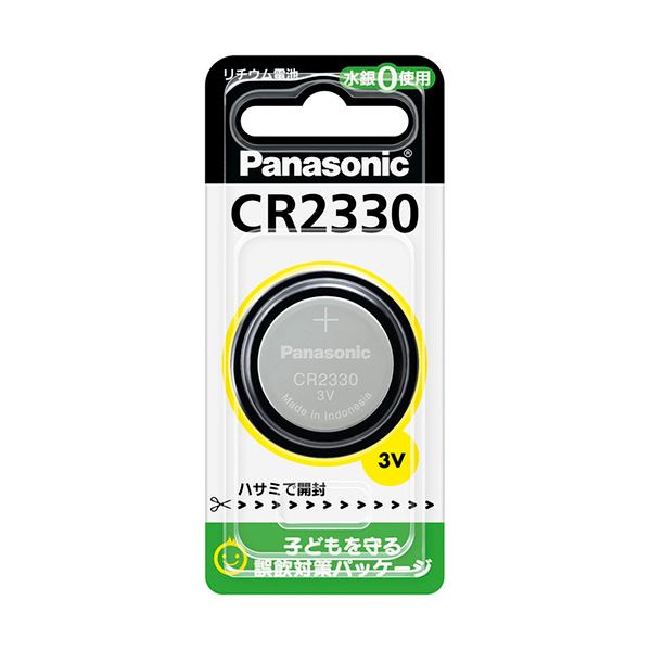 (まとめ) パナソニック コイン形リチウム電池CR2330 1個 【×30セット】 送料無料！