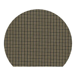 尺3 半月マット/トレー 【変り市松】 396mm×345mm PVC 塩ビ 〔和食 レストラン 居酒屋 店舗 お店 飲食業〕【代引不可】