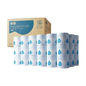 TANOSEE トイレットペーパー 個包装 シングル 芯なし 170m 1セット(480ロール:48ロール×10ケース)