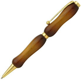 サンバースト ボールペン/文房具 【桜 チェリーウッド クロスタイプ】 芯：0.7mm 日本製 文具 『Air Brush Wood Pen』