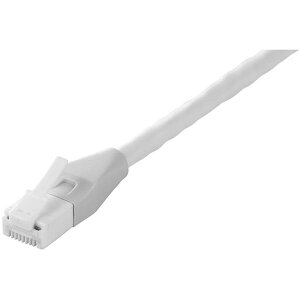 �o�b�t�@���[ Cat6A �c���̐܂�Ȃ�LAN�P�[�u�� �W�� �X�g���[�g 10m �z���C�g BSLS6ANU100WH