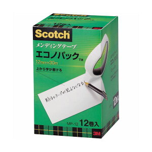 3M �X�R�b�` �����f�B���O�e�[�v�G�R�m�p�b�N �努 12mm×30m ������ �Ɩ��p�p�b�N MP-12�@1�Z�b�g�i120���F12��×10�p�b�N�j