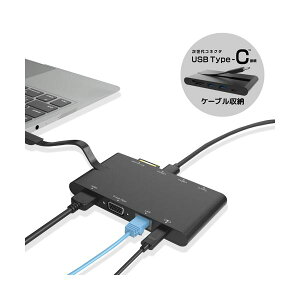 GR Type-ChbLOXe[V/PDΉ/[dpType-C1|[g/f[^]pType-C1|[g/USBi3.0j2|[g/HDMI1|[g/D-sub1|[g/LAN|[g/SD+microSDXbg/P[u[/ubN DST-C05BK