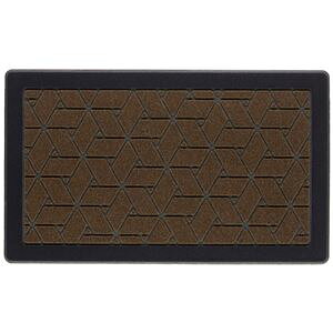 【8個セット】 玄関マット/ドアマット 【S 網代柄】 約幅75×奥行45×高さ0.8cm 〔エントランス 入口 店舗 お店 オフィス〕