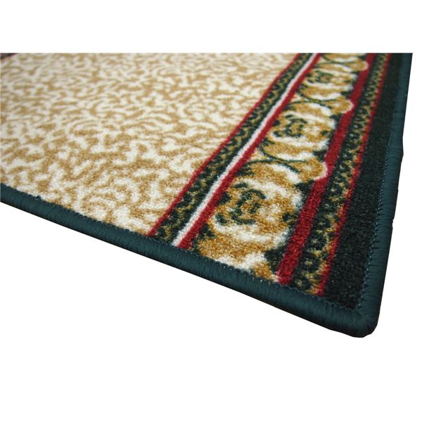 楽天市場】ラグマット 絨毯 約67cm×440cm ベージュ 洗える 滑りにくい