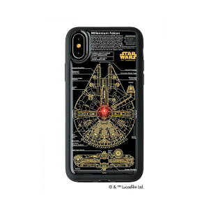 STAR WARS X^[EEH[Y ObYRNV FLASH M-FALCON A[g iPhone XP[X  F10B