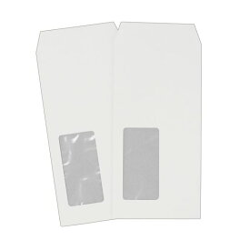 (まとめ) ハート 透けない封筒 ケント 長6 セロ窓付 80g／m2 〒枠なし XQP651 1パック（100枚） 【×10セット】