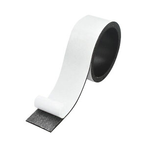 (まとめ)マグエックス パワーマグネットテープ 30mm×1.0m MSTP-1M-30 1巻 【×5セット】