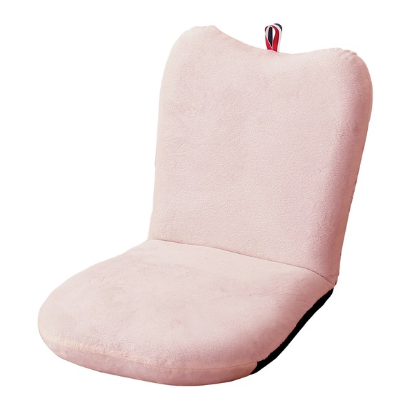 リンゴ 座椅子 約幅41cm ピンク 14段階リクライニング 日本製 軽量 大人かわいい 完成品 リビング ダイニング インテリア家具【代引不可】 送料込！