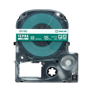 (�܂Ƃ�) �L���O�W�� �e�v�� PRO �e�[�v�J�[�g���b�W �r�r�b�h 18mm �΁^������ SD18G 1�� �y×10�Z�b�g�z