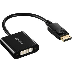 �o�b�t�@���[�i�T�v���C�j DisplayPort-DVI�ϊ��A�_�v�^ �u���b�N BDPDVBK