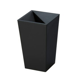 (まとめ) スクエア型 ダストボックス/ゴミ箱 【5.5L ブラック】 レザー風 『ユニード カクス』 【×30個セット】