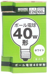 YAZAWA�{�[���d��40W�`�z���C�gGW100V38W70(GW100V38W70) �@�������݁I
