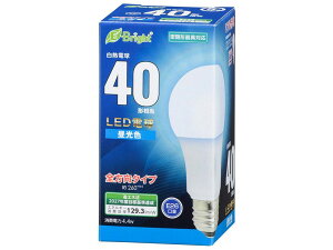 LED�d��(40�`����/569lm/�����F/E26/�S�����z��260°/���`���Ή�) LDA4D-G AG27