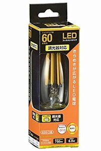 06-3490 LED�t�B�������g�^�C�v�d�� �V�����f���A�� �N���A(60�`����/750lm/�d���F/E26/�S�����z��310°/������Ή�) LDC6L/D C6 �@�������݁I