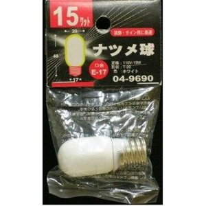 ナツメ 電球 15wの人気商品・通販・価格比較 - 価格.com