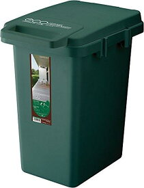 リス ゴミ箱 eco コンテナスタイル2 33L ダークグリーン 　送料込み！