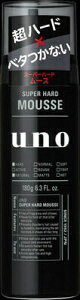 ウーノ スーパーハードムース 【 ファイントゥデイ資生堂 】 【 スタイリング 】 【単品】送料込! (北海道・沖縄・離島は別途送料)