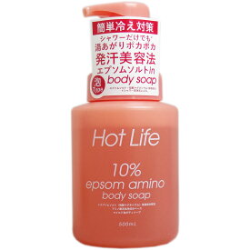 ホットライフ エプソムソルト イン 泡ボディソープ 500mL 【単品】 送料込み！（北海道・沖縄・離島は別途送料）