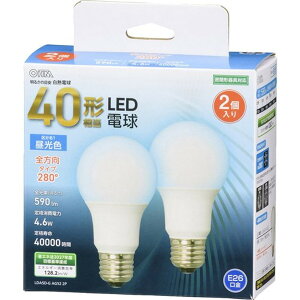 LED�d�� E26 40�`���� �����F �S���� LDA5D-G AG52 2P(2��)�yOHM�z