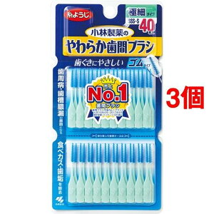 ���炩���ԃu���V SSS-S�T�C�Y(40�{��*3�Z�b�g)�y���炩���ԃu���V�z[�������ɂ₳���� �S���^�C�v ���ԃu���V ���ԃP�A]