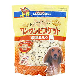 ドギーマン おなかにやさしいワンワンビスケット 濃厚ミルク(580g)【ドギーマン(Doggy Man)】