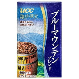 UCC 珈琲探究 ブルーマウンテンブレンド レギュラーコーヒー 粉(200g*3袋セット)【珈琲探究】[コーヒー豆 挽いた粉 産地 高級 焙煎]