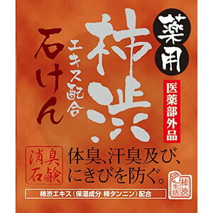 薬用 柿渋エキス配合石けん(100g*10個セット)【薬用柿渋】