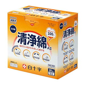 白十字 FC 清浄綿 AII(30包入*3箱セット)【白十字】