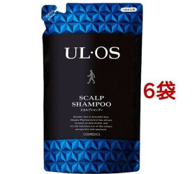 ウルオス(UL・OS／ウル・オス) 薬用スカルプシャンプー つめかえ用(420ml*6袋セット)【ウルオス(UL・OS)】