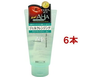 AHA クレンジングリサーチ ジェルクレンジング(145g*6本セット)【クレンジングリサーチ】[メイク落とし 角質ケア ピーリング 毛穴 AHA]