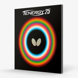 【メール便発送品】バタフライ BUTTERFLY 卓球 ラバー テナジー・25 ブラック(278) トクアツ 05810