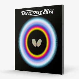 【メール便発送品】バタフライ BUTTERFLY 卓球 ラバー テナジー・80・FX／Tenergy　80　FX ブラック(278) チュウ 05940