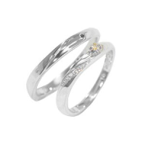 【天使の卵公式通販】豪華特典 結婚指輪 マリッジリング ペアリング 天使の卵 K10 マリッジリング 結婚指輪 レディース メンズ ペア 10金 ホワイトゴールド ダイヤモンド 選べる誕生石12色 AW2