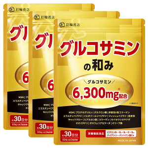 【医師・管理栄養士W監修】 グルコサミン プロテオグリカン 非変性II型 コラーゲン サプリ 30日分 6300mg/袋 ヒアルロン酸 コンドロイチン 栄養機能食品 GMP工場製造