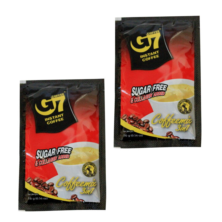 楽天市場】ベトナムコーヒーG7 コラーゲン＆シュガーフリー 22包入 