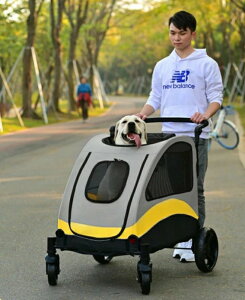 4輪ペットカート ペットカート ペット カート バギー 大型犬 中型犬 多頭 大きめ 折り畳み 頑丈 組立簡単 折りたたみ 犬用ベビーカー 多