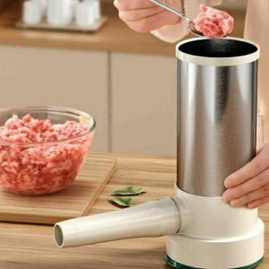 5個ノズル付き 肉団子 ソーセージメーカー 腸詰め器 ソーセージ充填機 自家製 手動サラミメーカー ステンレス製 腸詰め 腸詰め機 操作簡