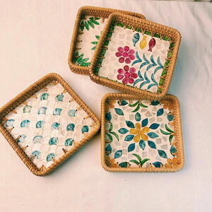 3点セット収納バスケット かご フルーツバスケット くだもの 小物入れ バスケット お菓子入れ バンドカバー果物かご パン おしゃれ 皿