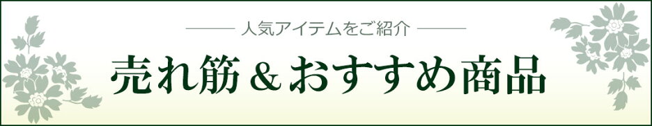 売れ筋＆おすすめ商品
