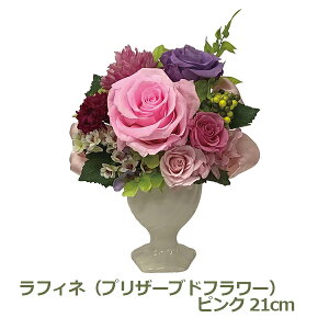 最大100%ポイントバック!※条件あり ラフィネ(プリザーブドフラワー) ピンク ギフト 無料包装 bc−13101−P プレゼント おしゃれ かわいい 内祝い お祝い お返し 引出物 お中元 お歳暮 送料