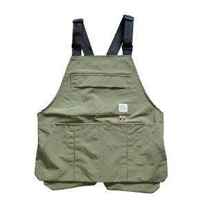 最大100%ポイントバック!※条件あり ガーデニング エプロン ナイロン 男女兼用 多機能 ポケット ワーク DIY メンズ レディース フリーサイズ クロスタイプ 日本製 調節可能 BIB GUNSHI 軍司 送料